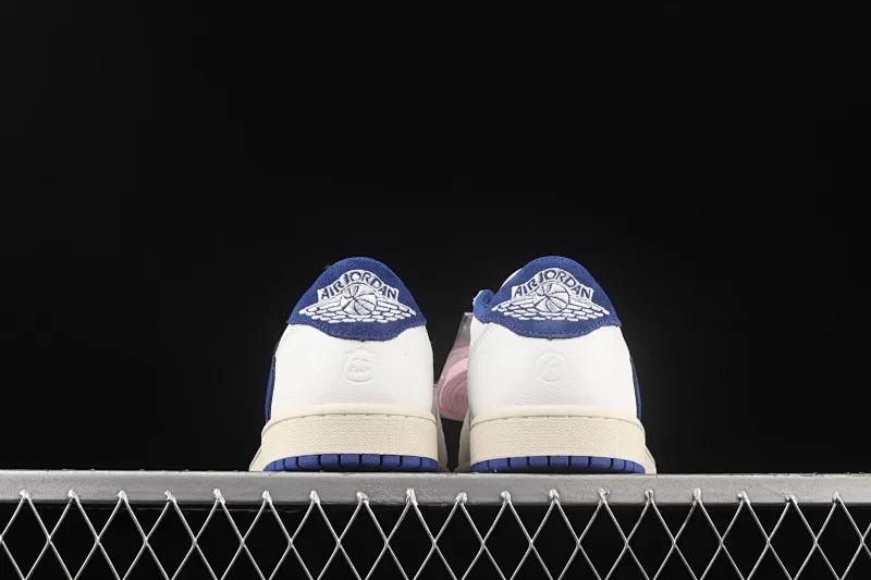 All categories Air Jordan Jordan series basketball shoes Air Jordan 1 Low Travis Scott x Air Jordan 1 Low AJ1 Joe 1 white and blue inverted low-top cultural sneakers DM7866-166